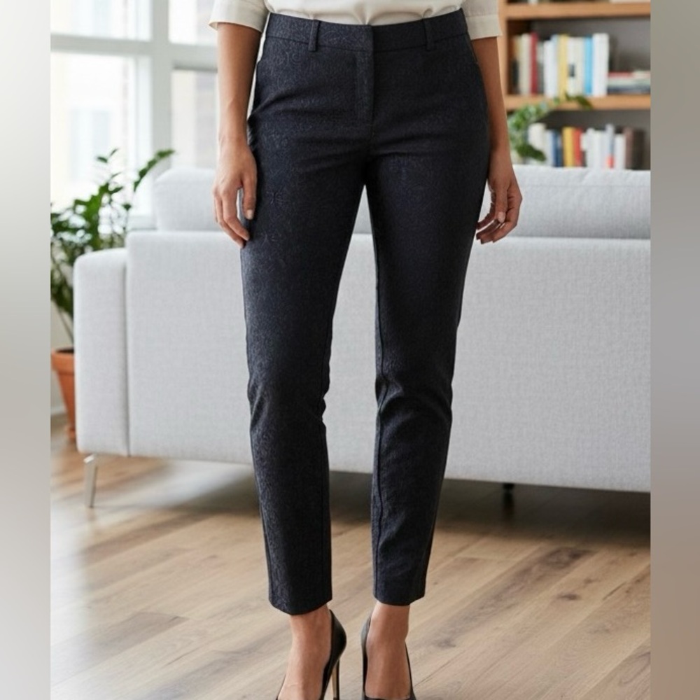 Alfani Black Textured Dress Pants - Size 10 - New Condition
